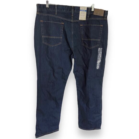 Nautica Mens‎ Jeans Size 40 x 30 Straight Fit Dark Blue Denim Marine Rinse NEW - Picture 4 of 9